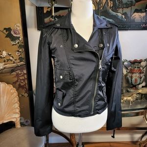 Millard Fillmore Black Motorcycle Style Jacket